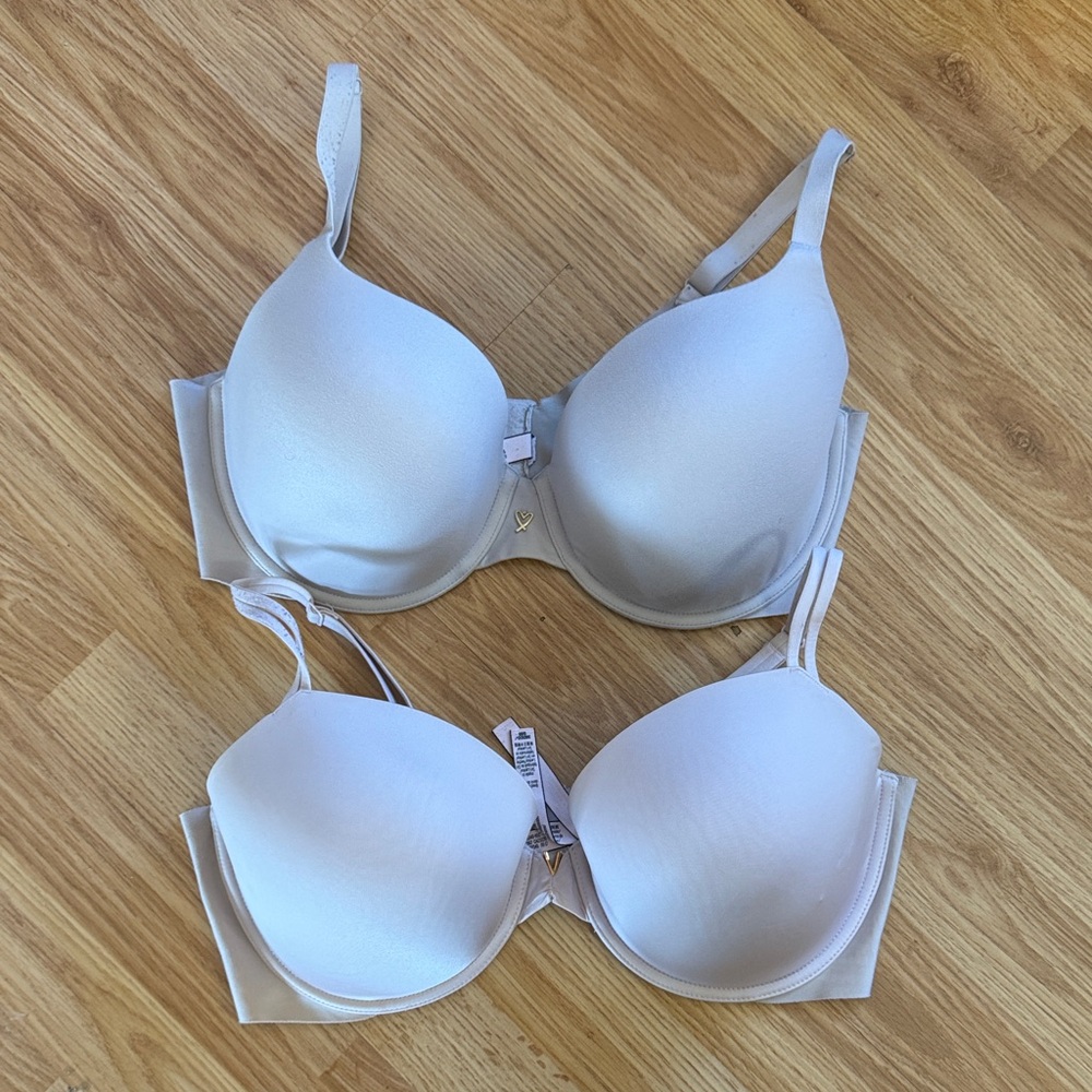 Victorias Secret Lightly Lined Demi Bra Bundle - both 38DDD